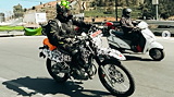 Kawasaki KLX 230 S dual-sport bike spied testing 