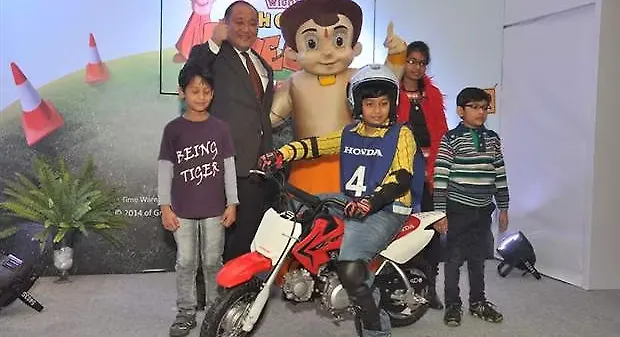 Chhota Bheem to help Honda promote road safety Chhota Bheem to help Honda promote road safety