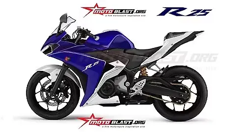 Yamaha R25 production version rendered Yamaha R25 production version rendered