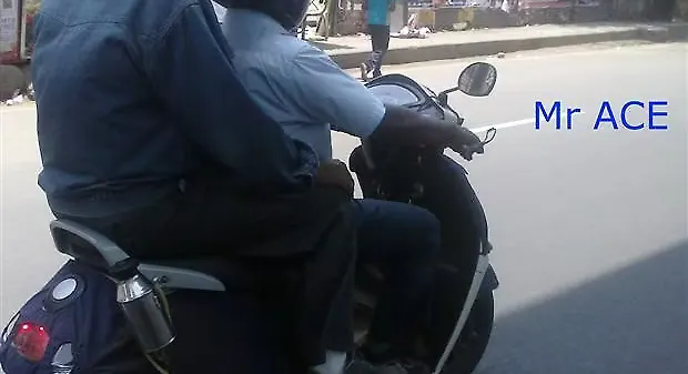 New TVS automatic scooter spied testing New TVS automatic scooter spied testing