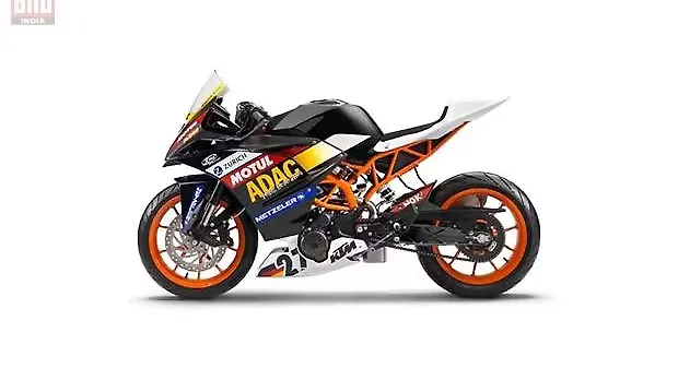 KTM unveils ADAC Cup race spec RC390 motorcycle KTM unveils ADAC Cup race spec RC390 motorcycle