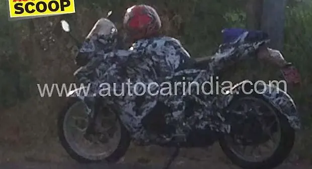 Fully-faired version of the Pulsar 200NS spied testing Fully-faired version of the Pulsar 200NS spied testing