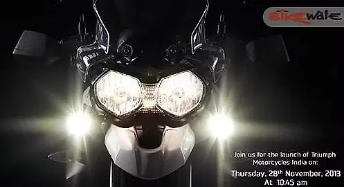 Triumph India motorcycles launch tomorrow Triumph India motorcycles launch tomorrow
