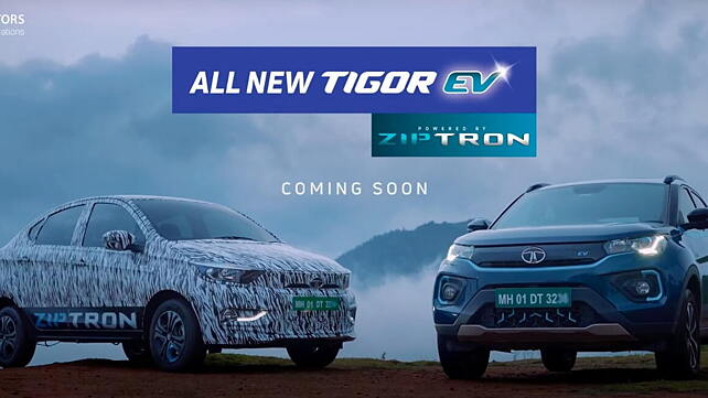 Tata Tigor EV Facelift Front View