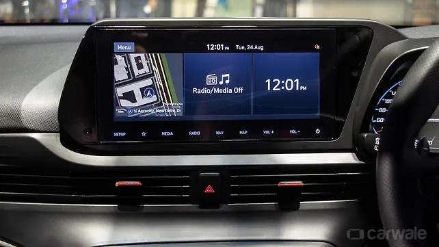 Infotainment system of Hyundai i20 N Line Infotainment system of Hyundai i20 N Line