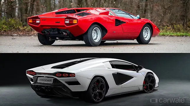 Lamborghini rear right three quarters Lamborghini rear right three quarters