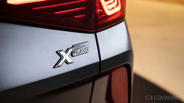 Logo on the back of Kia Seltos Logo on the back of Kia Seltos