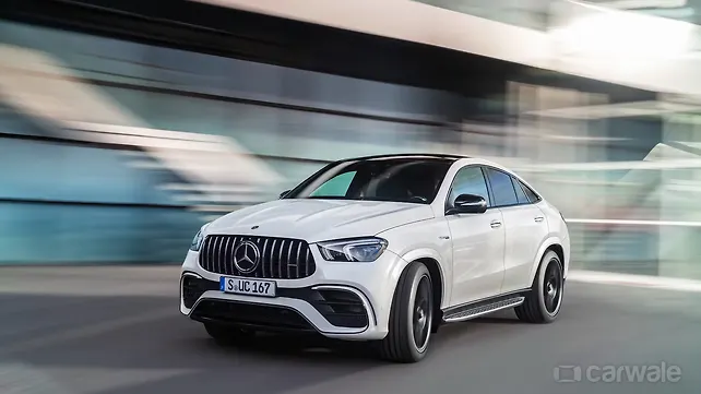 The left front three quarters of the Mercedes-Benz GLE The left front three quarters of the Mercedes-Benz GLE