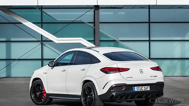The left rear three quarters of the Mercedes-Benz GLE The left rear three quarters of the Mercedes-Benz GLE