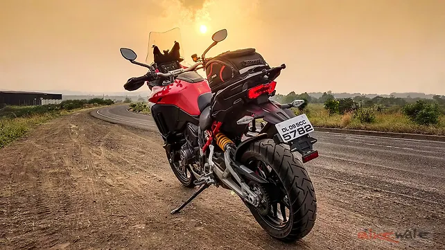 Ducati Multistrada V4 Left Rear Three Quarter Ducati Multistrada V4 Left Rear Three Quarter