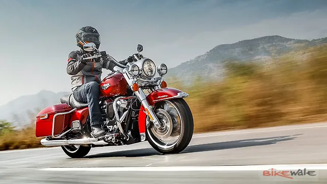 Harley-Davidson Road King action Harley-Davidson Road King action