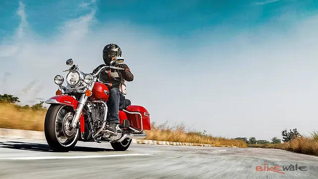 Harley-Davidson Road King action Harley-Davidson Road King action