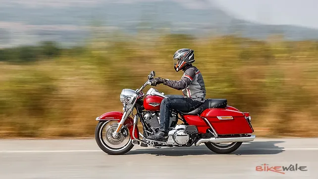 Harley-Davidson Road King action Harley-Davidson Road King action