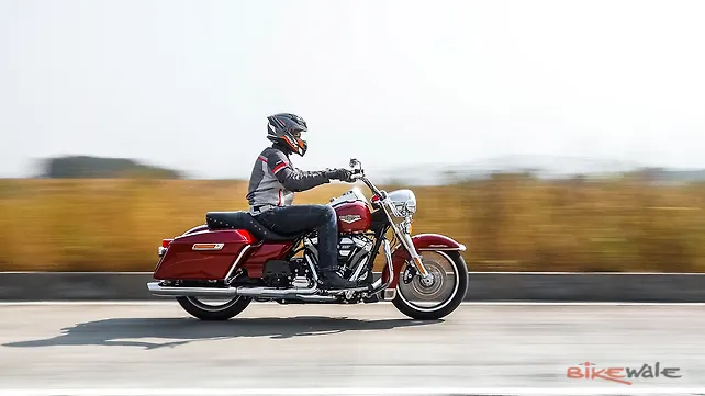 Harley-Davidson Road King action Harley-Davidson Road King action
