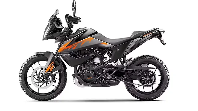 KTM 390 Adventure Left Side View KTM 390 Adventure Left Side View