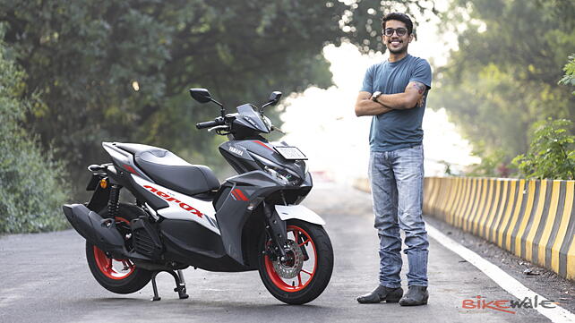 Yamaha Aerox maxi test drive: R15's engine, sporty looks, a strong scooter, Fast Track