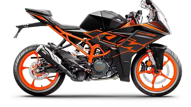 KTM RC 125 Right Side View KTM RC 125 Right Side View