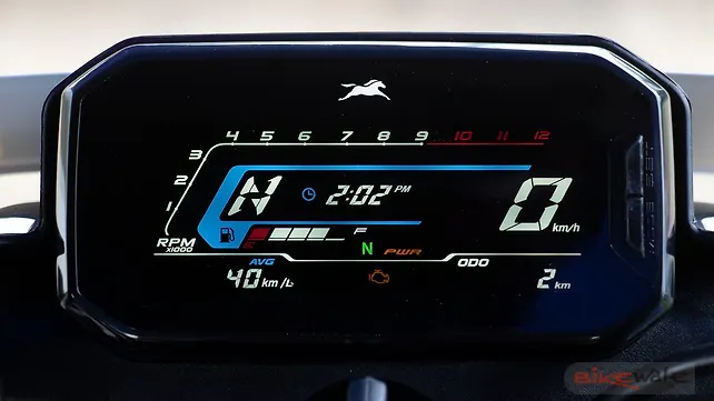 TVS Raider 125 instrument panel TVS Raider 125: road test review