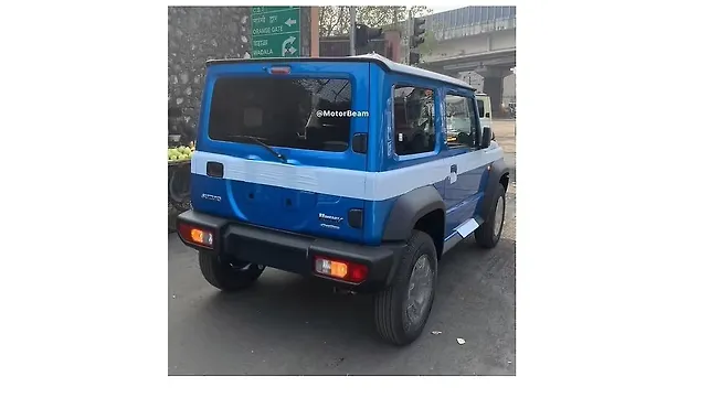 Maruti Suzuki Jimny Three quarters rear right Maruti Suzuki Jimny Three quarters rear right