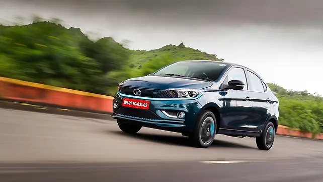 Tata Tigor EV Three quarters front left Tata Tigor EV Three quarters front left
