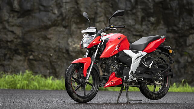 TVS Apache RTR 165RP Left Side View