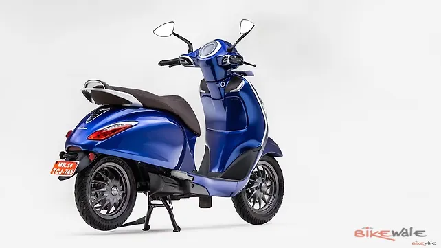 Bajaj Chetak Right Rear Three Quarter Bajaj Chetak Right Rear Three Quarter