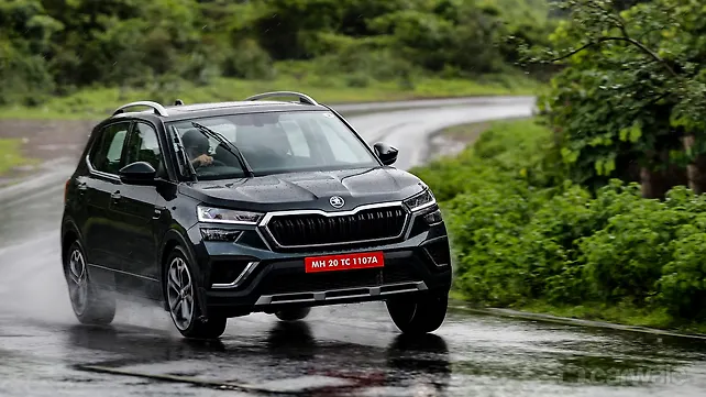 Skoda Kodiaq Petrol BS6 Right Front Three Quarter Skoda Kodiaq Petrol BS6 Right Front Three Quarter