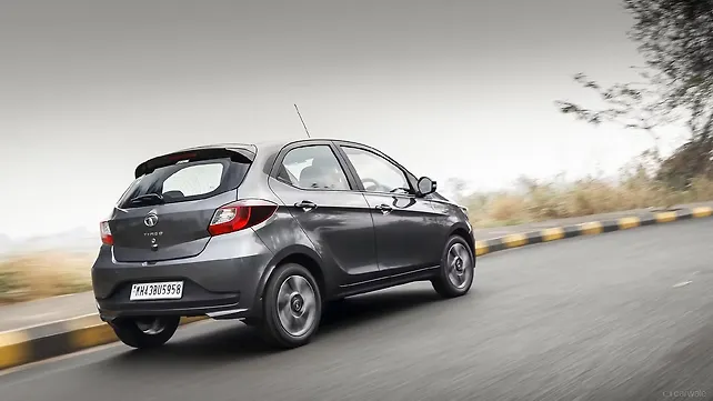 Tata Tiago Right Rear Three Quarter Tata Tiago Right Rear Three Quarter