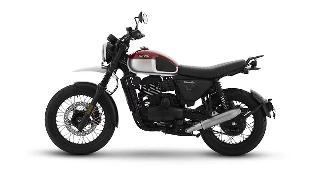 Yezdi Scrambler Left Side View