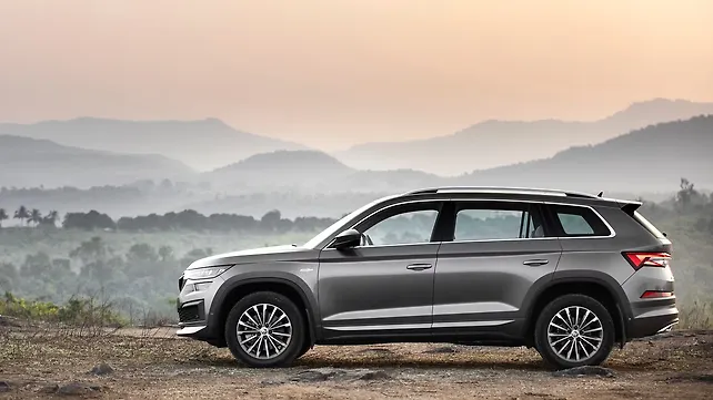 Skoda Kodiaq Left Side View Skoda Kodiaq Left Side View