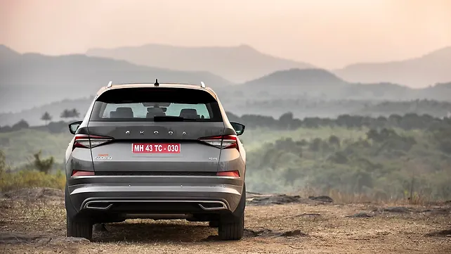 Skoda Kodiaq Rear View Skoda Kodiaq Rear View