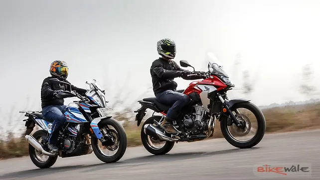Honda CB500X Honda CB500X vs KTM 390 ADV Honda CB500X vs KTM 390 Adventure: Adventure Tourers Comparison Test