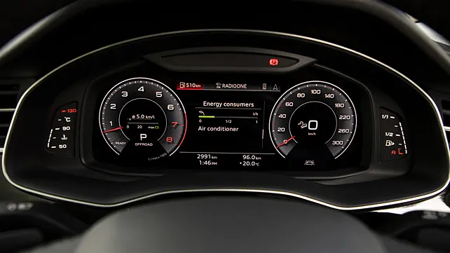 Audi Q7 Facelift Instrument Cluster