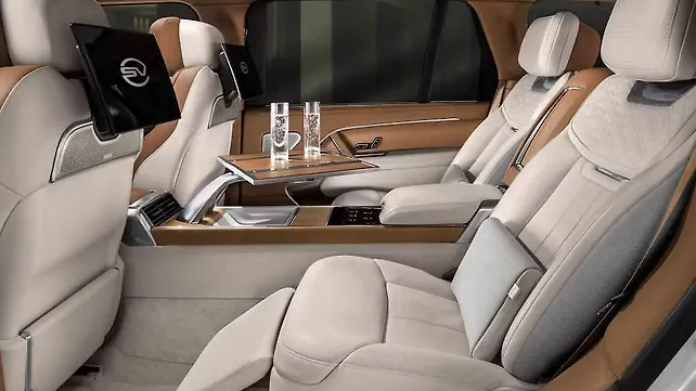 Land Rover New Range Rover Rear Row Seat Leg Rests Land Rover New Range Rover Rear Row Seat Leg Rests