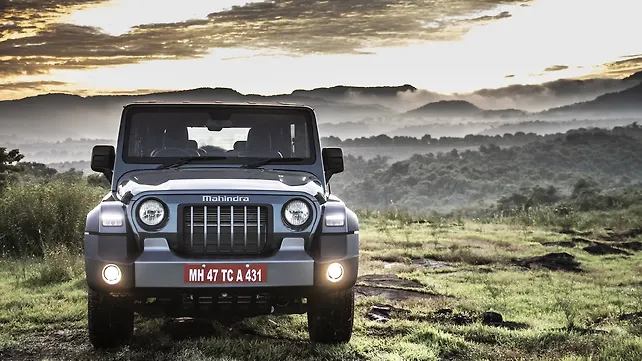 Mahindra Thar Front View Mahindra Thar Front View