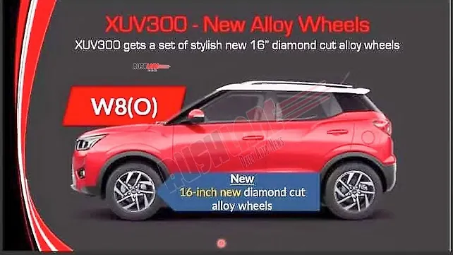 Mahindra XUV300 Left Side View Mahindra XUV300 Left Side View