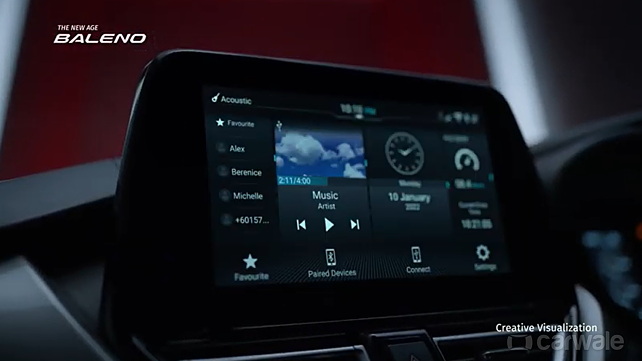 Информационно-развлекательная система Maruti Suzuki Baleno Facelift