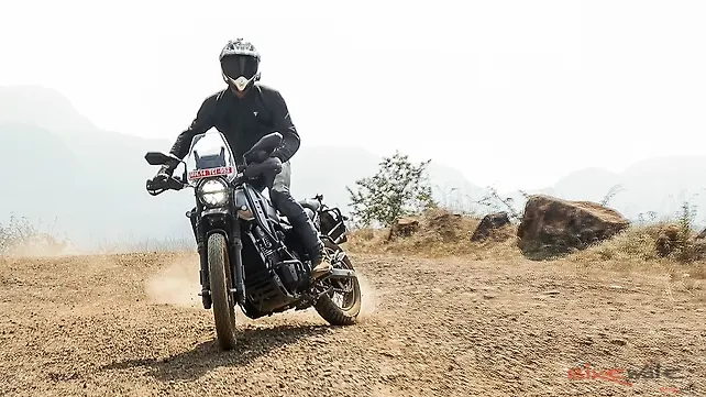 Yezdi Adventure Front View Yezdi Adventure Front View