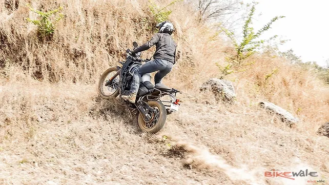 Yezdi Adventure Left Rear Three Quarter Yezdi Adventure Left Rear Three Quarter