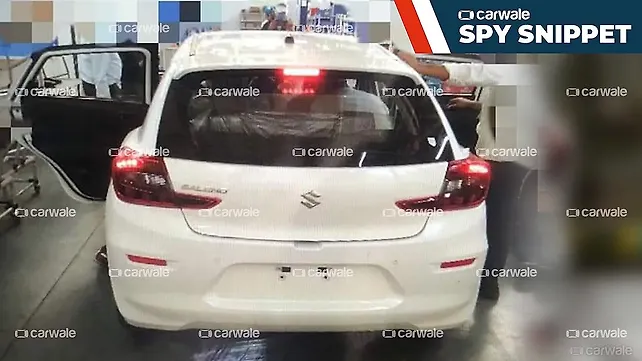 Maruti Suzuki Baleno Facelift Rear View Maruti Suzuki Baleno Facelift Rear View