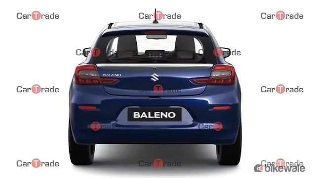 Maruti Suzuki Baleno Facelift Rear View Maruti Suzuki Baleno Facelift Rear View
