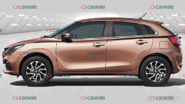 Подтяжка лица Maruti Suzuki Baleno, вид слева Подтяжка лица Maruti Suzuki Baleno, вид слева