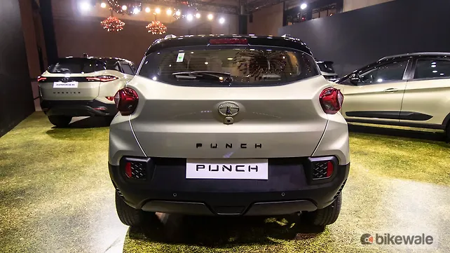 Tata Harrier Rear View Tata Harrier Rear View