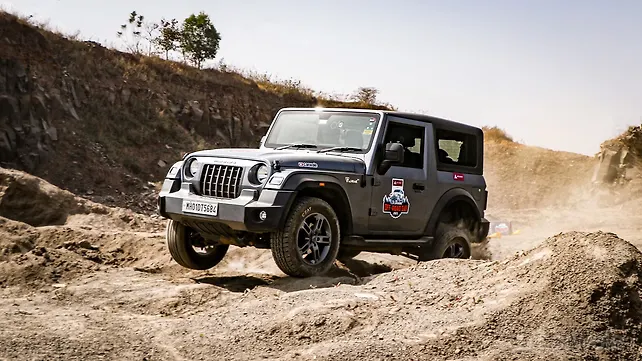 Mahindra Thar Three quarters front right Right front three quarters
