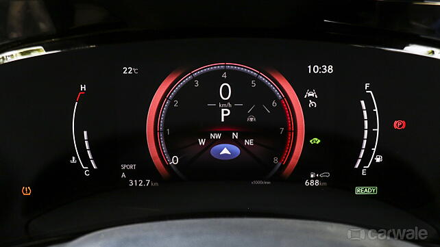 The instrument cluster