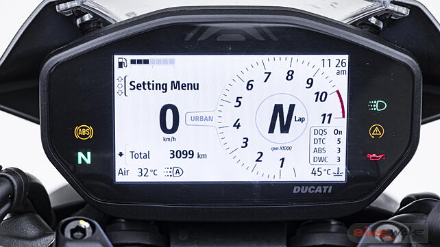 Ducati Monster BS6 TFT Touchscreen Instrument Cluster