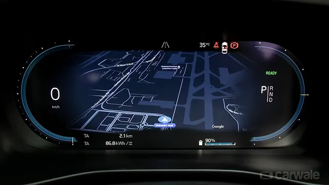 Volvo XC40 charging instrument cluster The instrument cluster