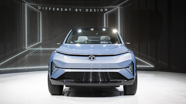 Tata Curvv EV Concept View from the front
