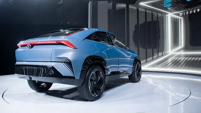 Tata Curvv EV Concept Right Three quarters behind Tata Curvv EV Concept Right Three quarters behind
