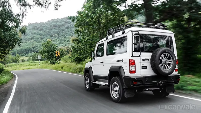 Force Motors Gurkha Three quarters rear left Force Motors Gurkha Three quarters rear left